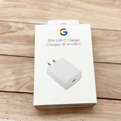 Google Pixel 30w Charger – Fast and Efficient Charging for Pixel Smartphones – USB-C Connectivity