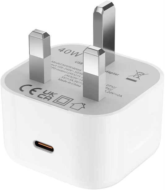iphone 17 pro Max 100% Original,New 40W Dynamic Power Adapter with 60W Max